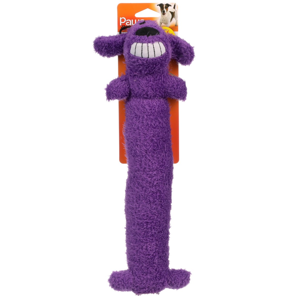 slide 7 of 8, Paws Happy Life Plush Loofa Dog Toy, 1 ct