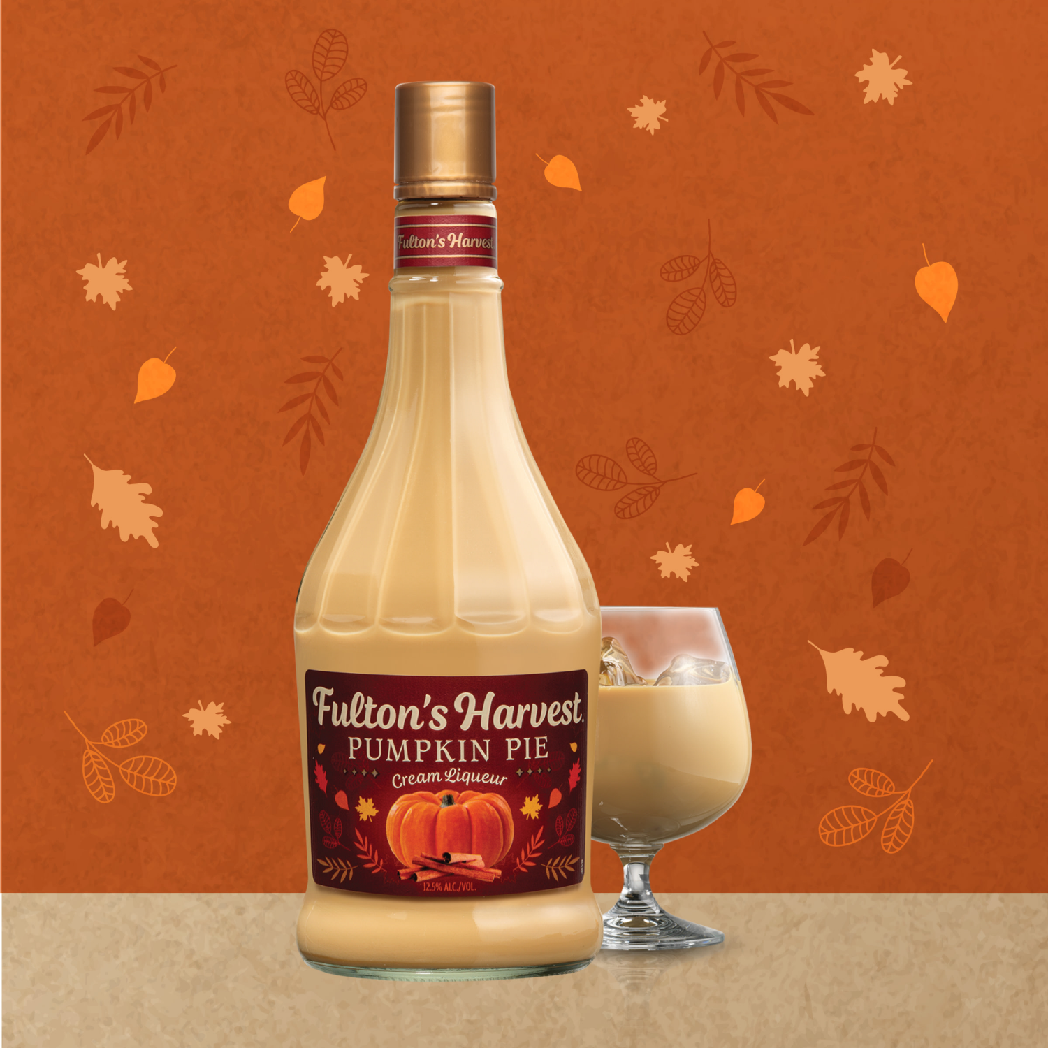 slide 4 of 6, Fultons Harvest Pumpkin Pie Cream Liqueur T3 Holiday, 750 ml