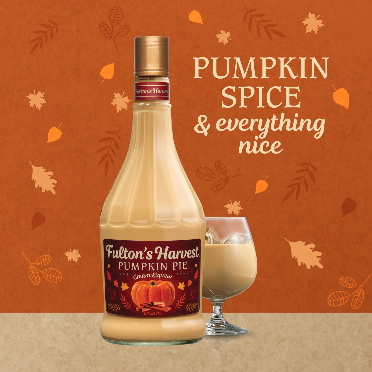 slide 6 of 6, Fultons Harvest Pumpkin Pie Cream Liqueur T3 Holiday, 750 ml