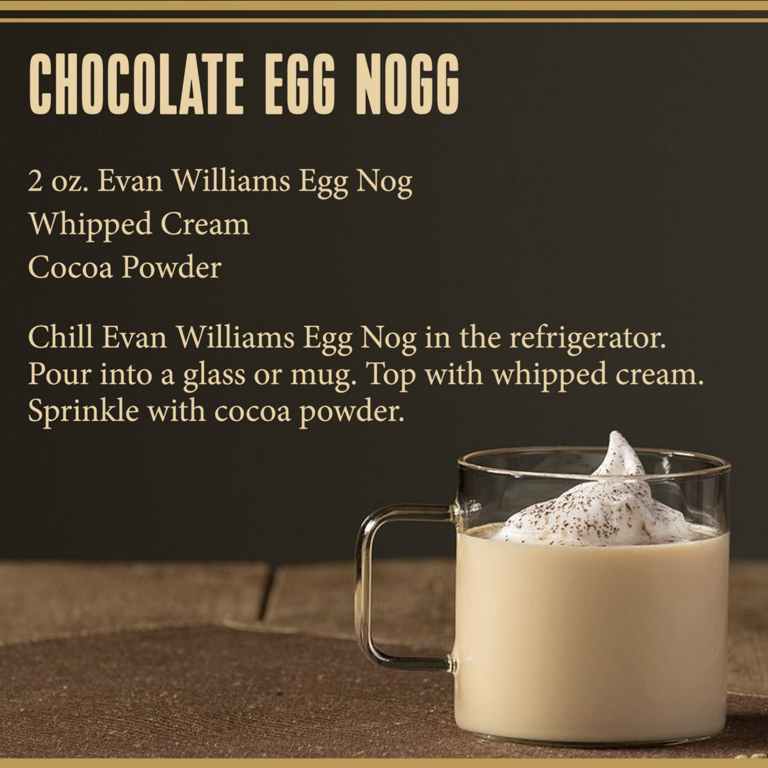 slide 2 of 8, Evan Williams Egg Nog 1 ea, 1 ct