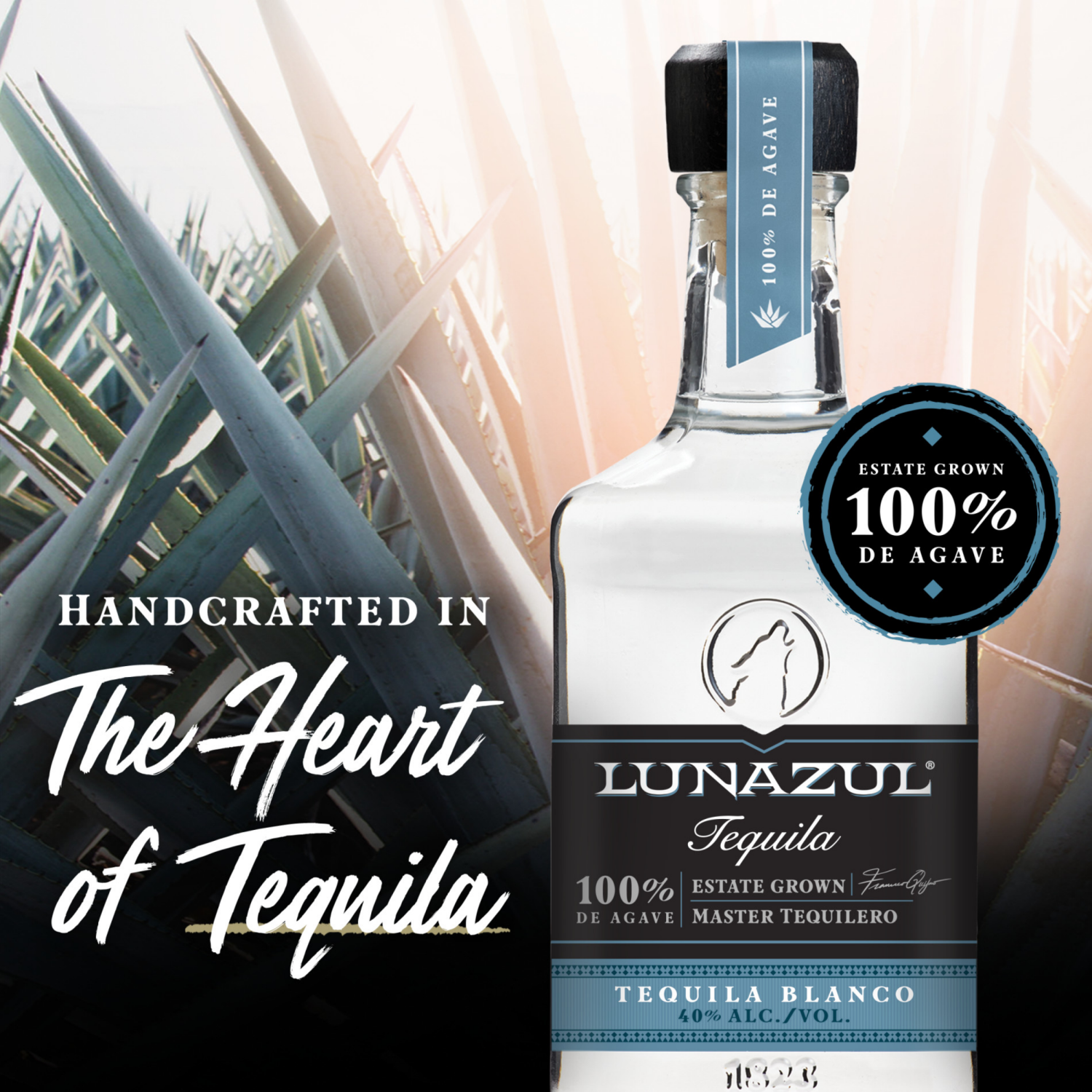 slide 3 of 5, Lunazul Blanco 100% De Agave Tequila 750 ml, 750 mL