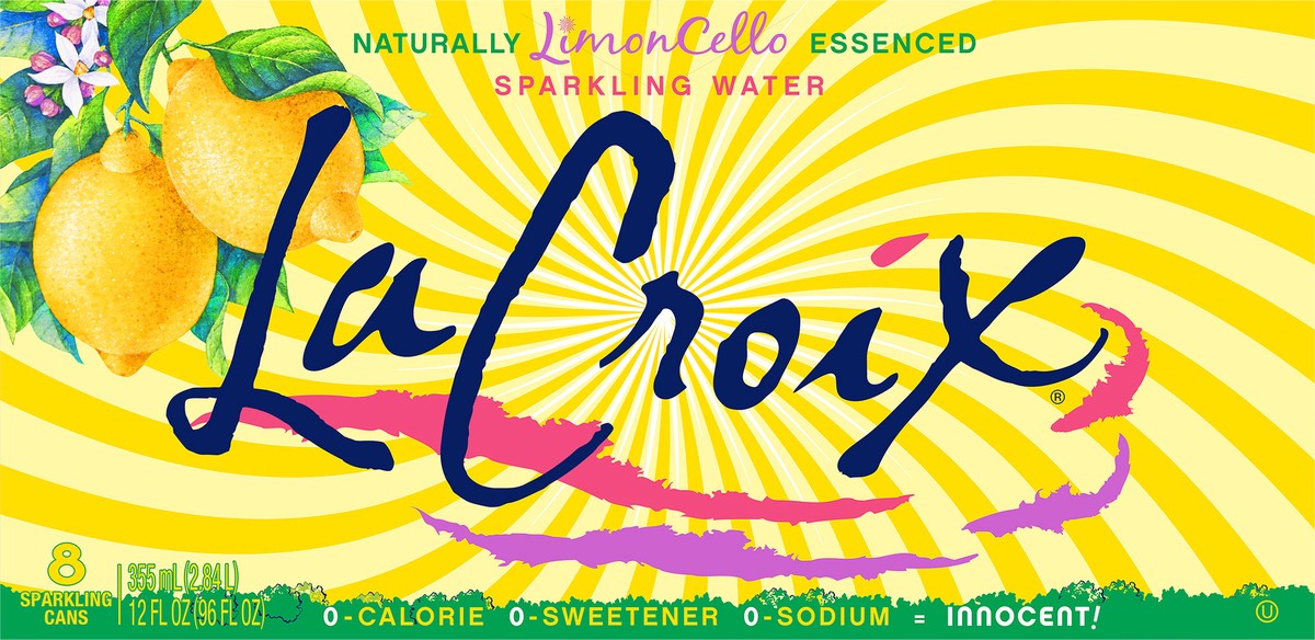 slide 5 of 10, La Croix Limoncello - 8 ct, 8 ct