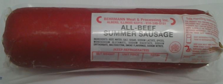 slide 1 of 1, Behrmann Summer Sausage, per lb