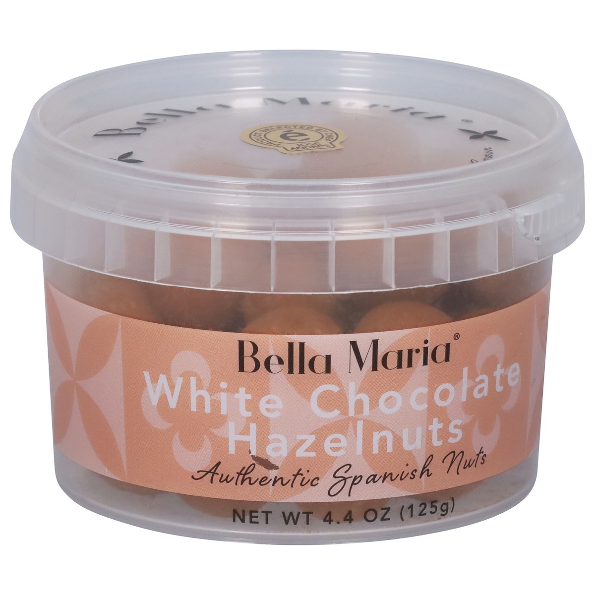slide 2 of 14, Bella Maria White Chocolate Hazelnuts 4.4 oz, 4.4 oz