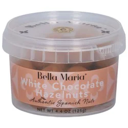 Bella Maria White Chocolate Hazelnuts 4.4 oz