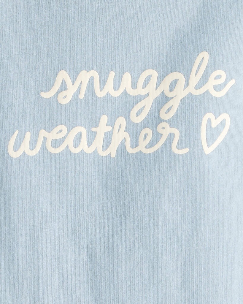 slide 2 of 2, Carter's Baby Girl Snuggle Weather Long-Sleeve Graphic Bodysuit - Blue Blue 3M, 1 ct