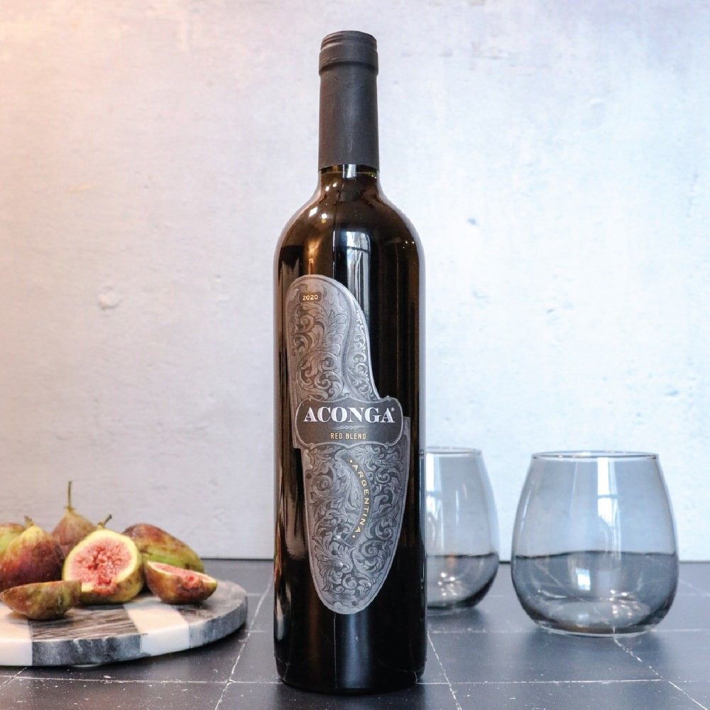 slide 3 of 6, Aconga Red Blend, 750 ml