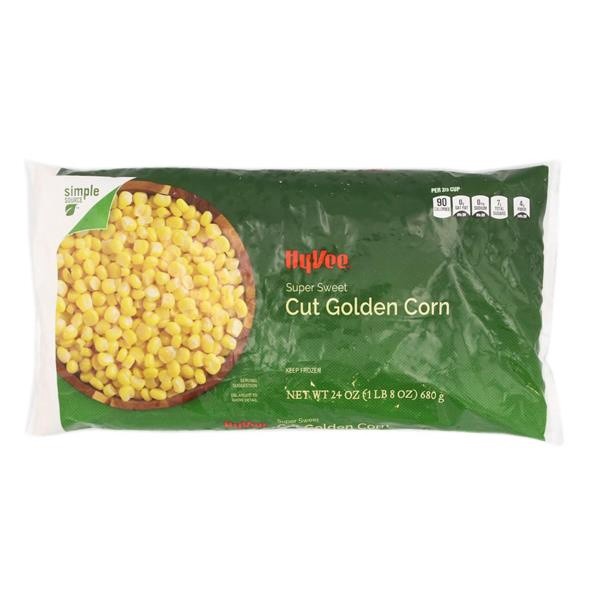 slide 1 of 1, Hy-Vee Cut Golden Corn, 24 oz