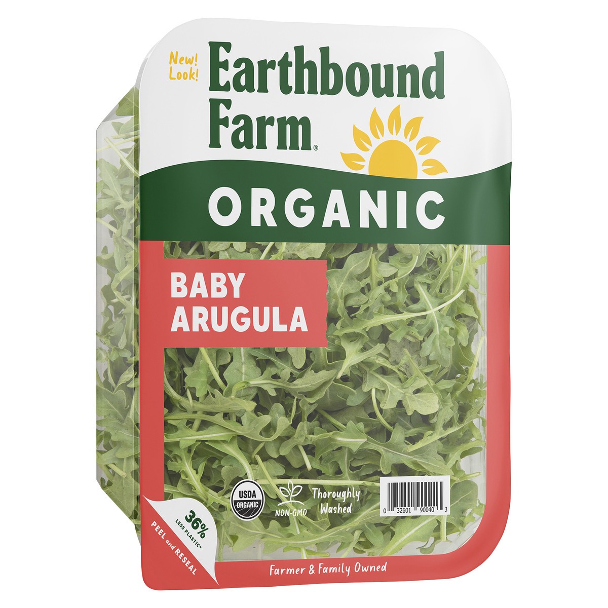 slide 1 of 3, Earthbound Farm Baby Arugula, 0.5 oz