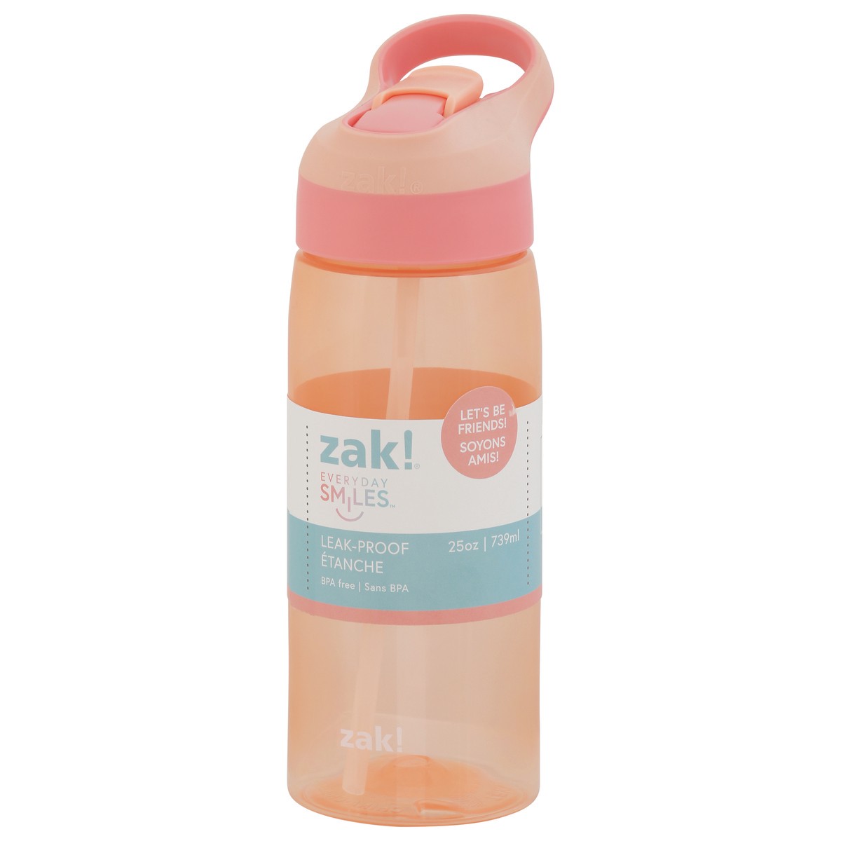 slide 7 of 12, Zak! Designs Everyday Smiles 25 Ounce Bottle 1 ea, 1 ct