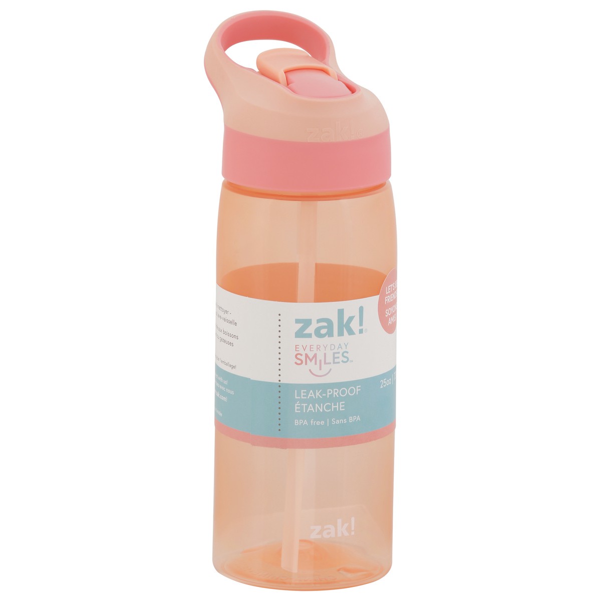 slide 2 of 12, Zak! Designs Everyday Smiles 25 Ounce Bottle 1 ea, 1 ct
