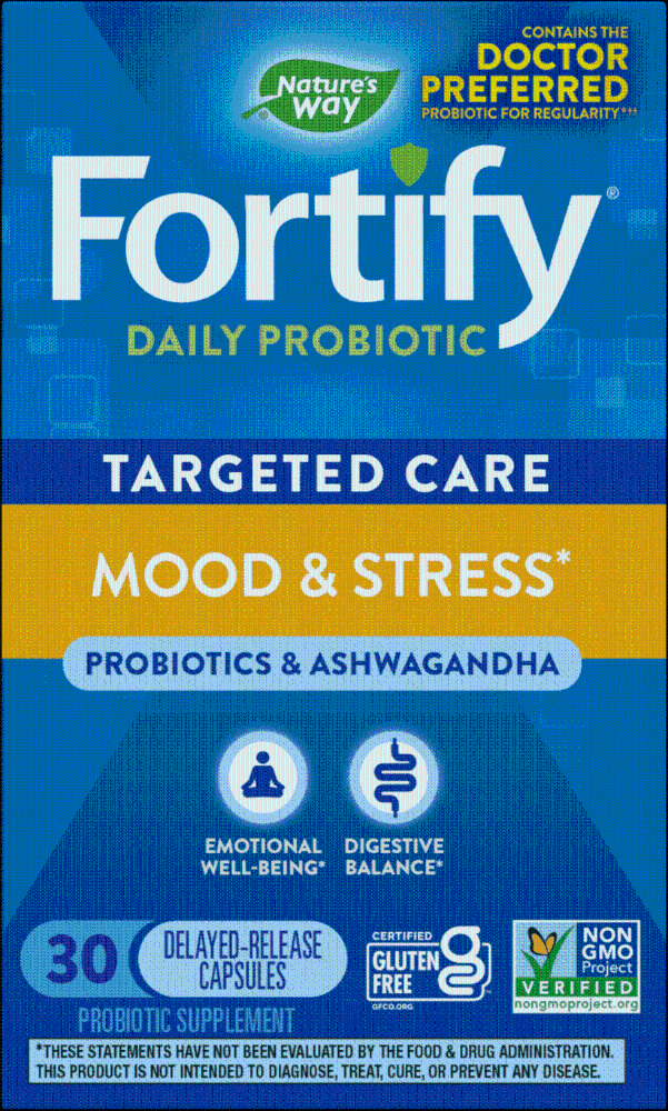 slide 2 of 4, Nature's Way Fortify Mood & Stress Capsules, 30 ct