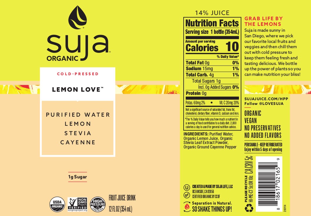 slide 3 of 5, Suja SJ - Lemon Love 12oz/6pk, 12 fl oz