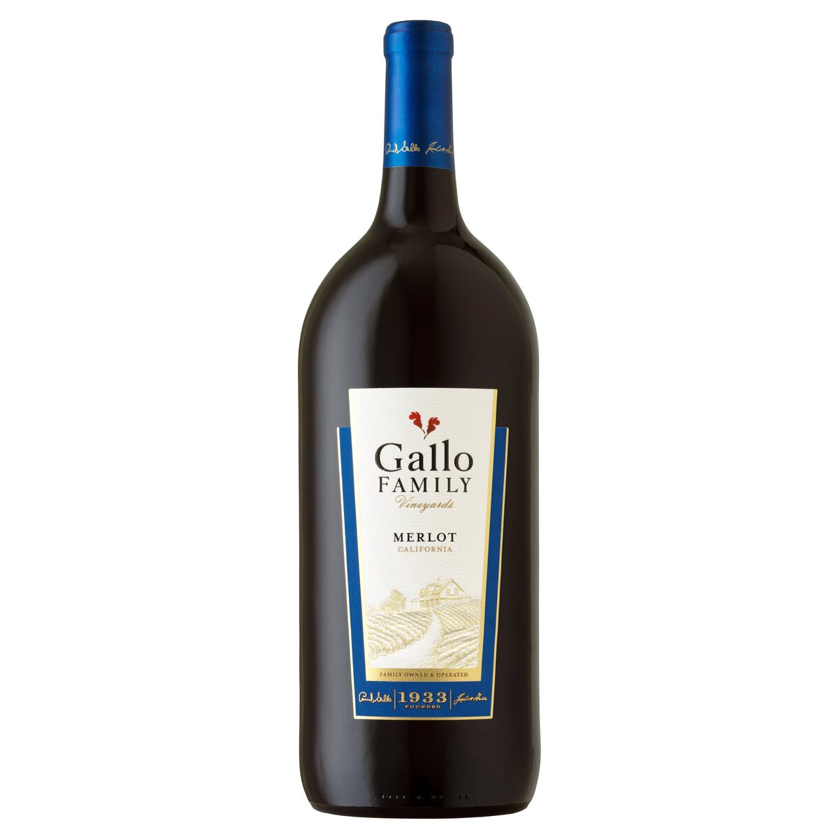 slide 2 of 4, Gallo Family Vineyards Red Wine, 1.5 liter