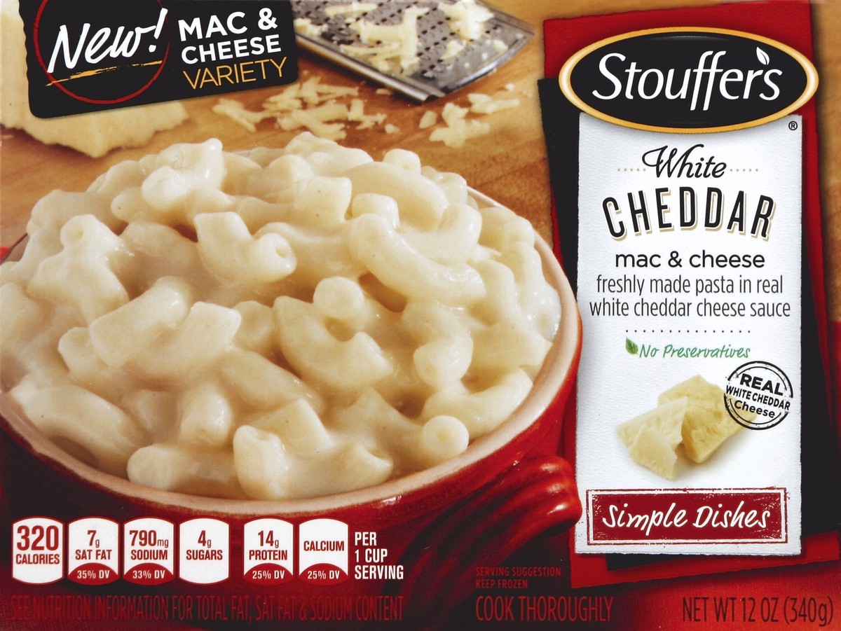 slide 4 of 4, Stouffer's White Cheddar Mac & Cheese, 12 oz