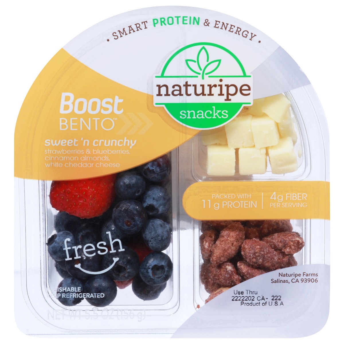 slide 3 of 14, Naturipe Boost Bento Sweet 'N Crunchy Snacks 5.5 oz, 5.5 oz