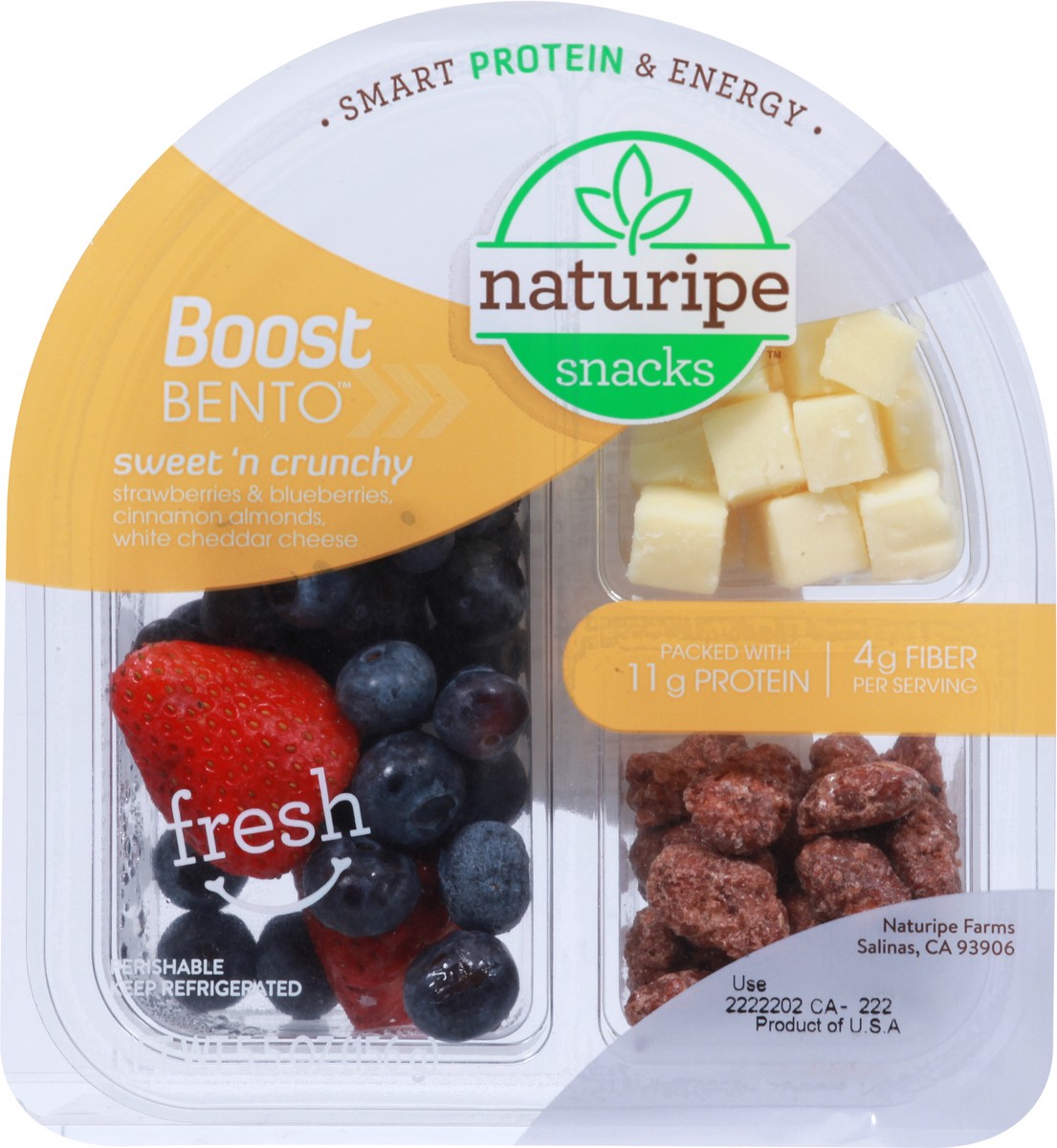 slide 2 of 14, Naturipe Boost Bento Sweet 'N Crunchy Snacks 5.5 oz, 5.5 oz