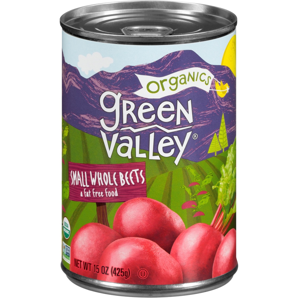 slide 1 of 1, Green Valley Organics Organic Small Whole Beets, 15 oz