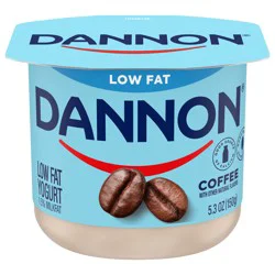 Dannon Coffee Low Fat Yogurt, 5.3 OZ Container
