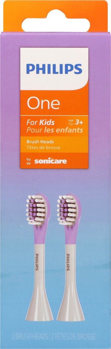 slide 2 of 11, Philips For Kids 3+ Brush Heads 2 ea, 2 ct