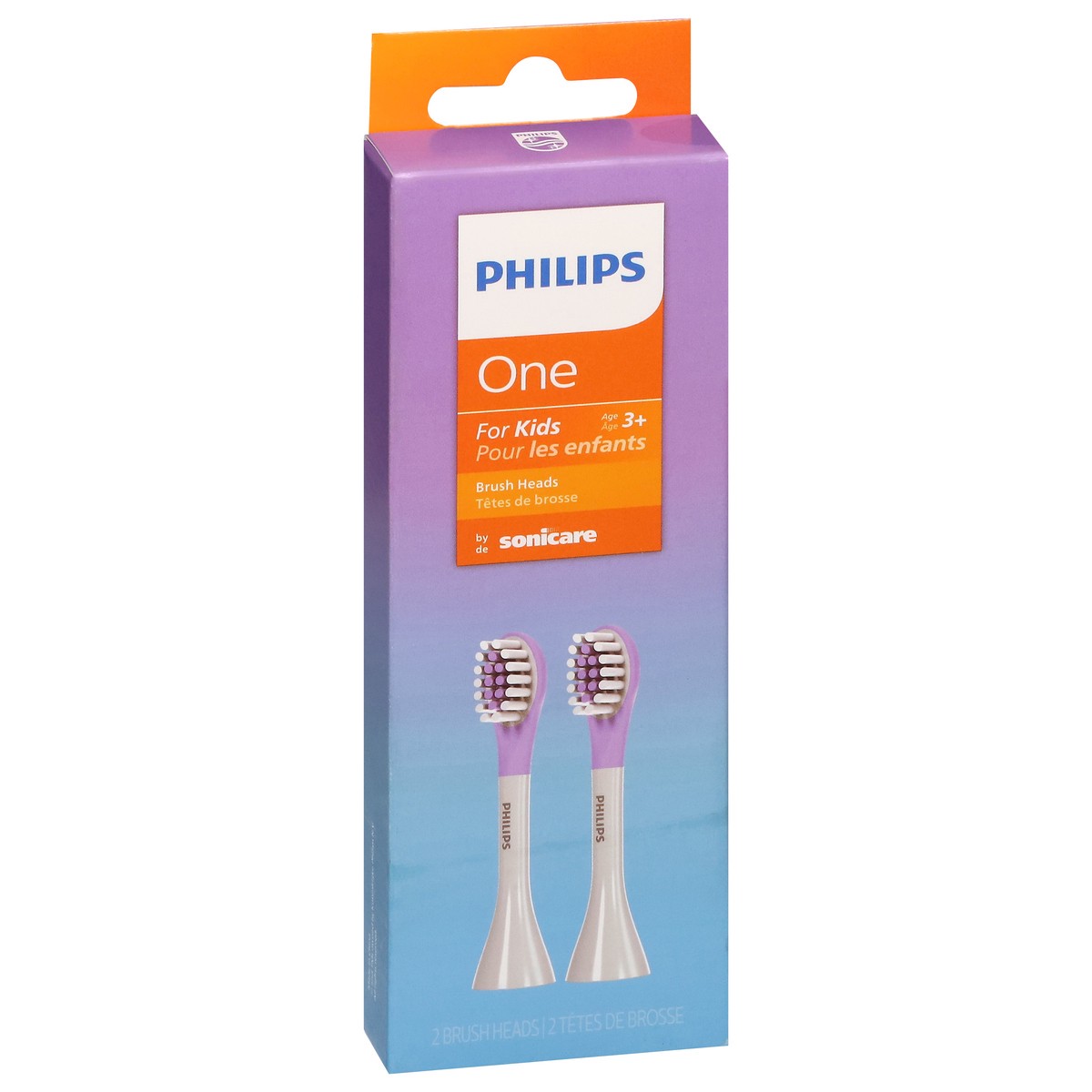 slide 8 of 11, Philips For Kids 3+ Brush Heads 2 ea, 2 ct