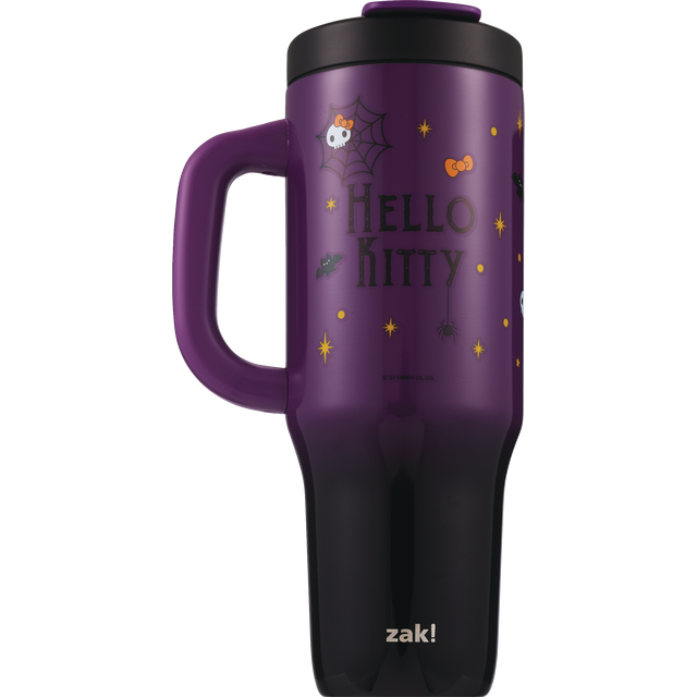 slide 1 of 1, Zak! Hello Kitty Stainless Steel Sutton 2-In-1 Tumbler, 40 Oz, 1 ct