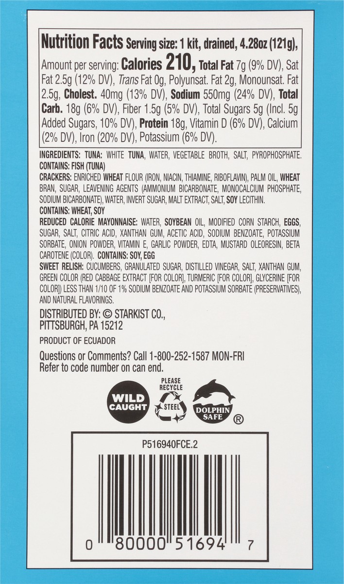 slide 7 of 9, StarKist Lunch To-Go Chunk White Albacore Tuna in Water Lunch Kit 1 ea, 1 ct