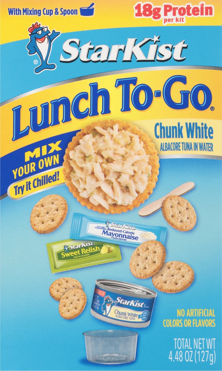 slide 9 of 9, StarKist Lunch To-Go Chunk White Albacore Tuna in Water Lunch Kit 1 ea, 1 ct