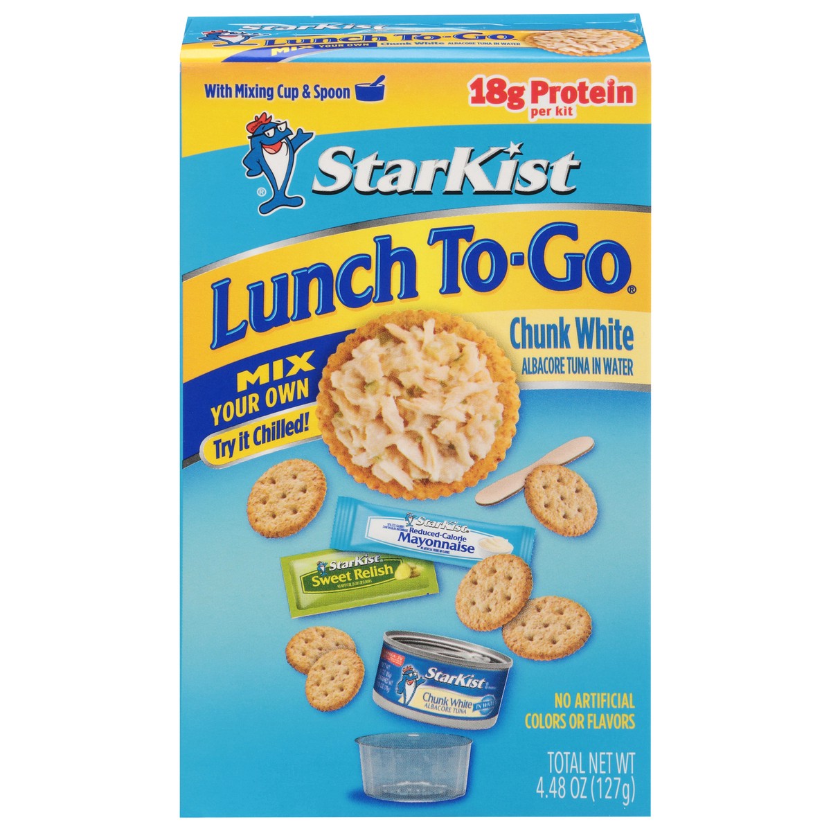 slide 1 of 9, StarKist Lunch To-Go Chunk White Albacore Tuna in Water Lunch Kit 1 ea, 1 ct