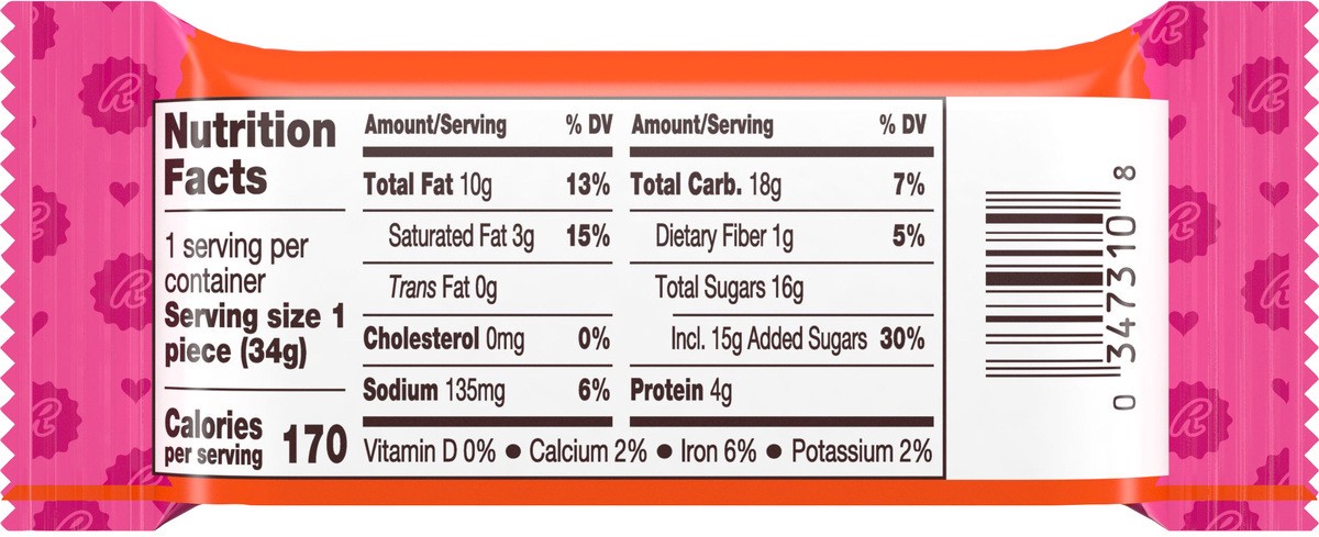 slide 4 of 5, Valentine Reese's Valentine's Peanut Butter Heart, 1.2 oz