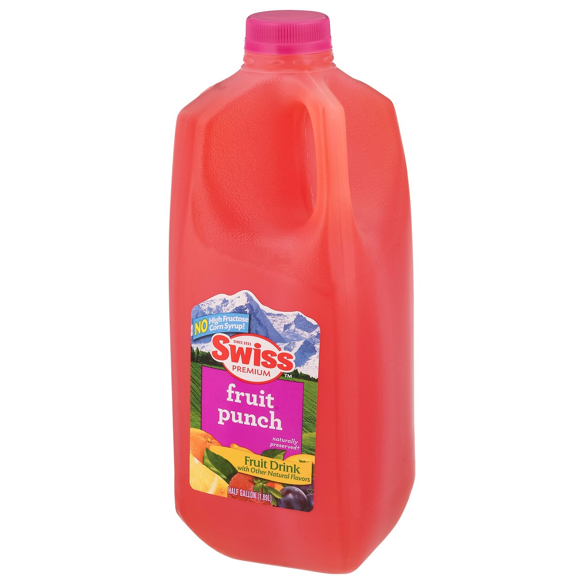 slide 9 of 13, Swiss Premium Fruit Punch Fruit Drink - 1/2 gal, 1/2 gal