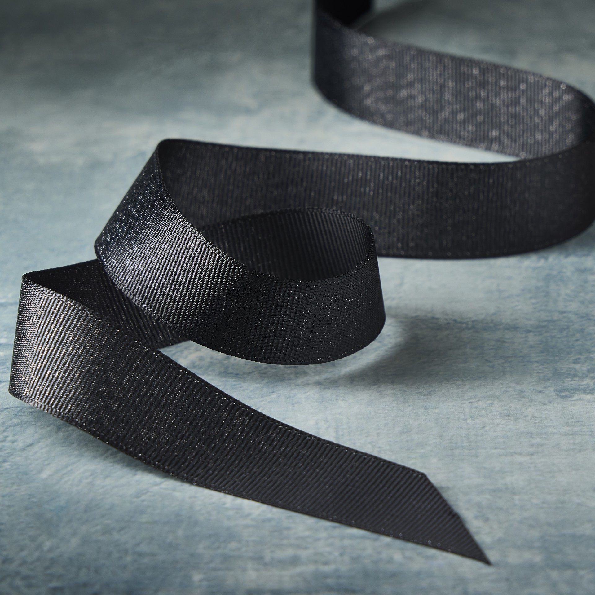 slide 2 of 2, 7/8" X 5yd. Black & Silver Grosgrain Ribbon By Celebrate It Classic, 7/8 in x 5 yd