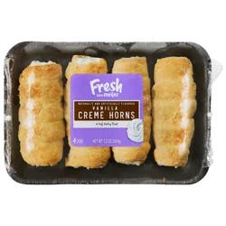 Fresh From Meijer Vanilla Creme Horns, 7.2 Oz, 4 Ct