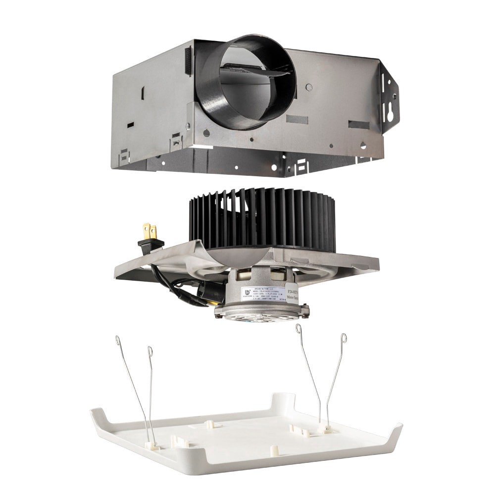 slide 3 of 3, Broan-NuTone 2-Sone 50-CFM White Bathroom Fan, ENERGY STAR, 1 ct