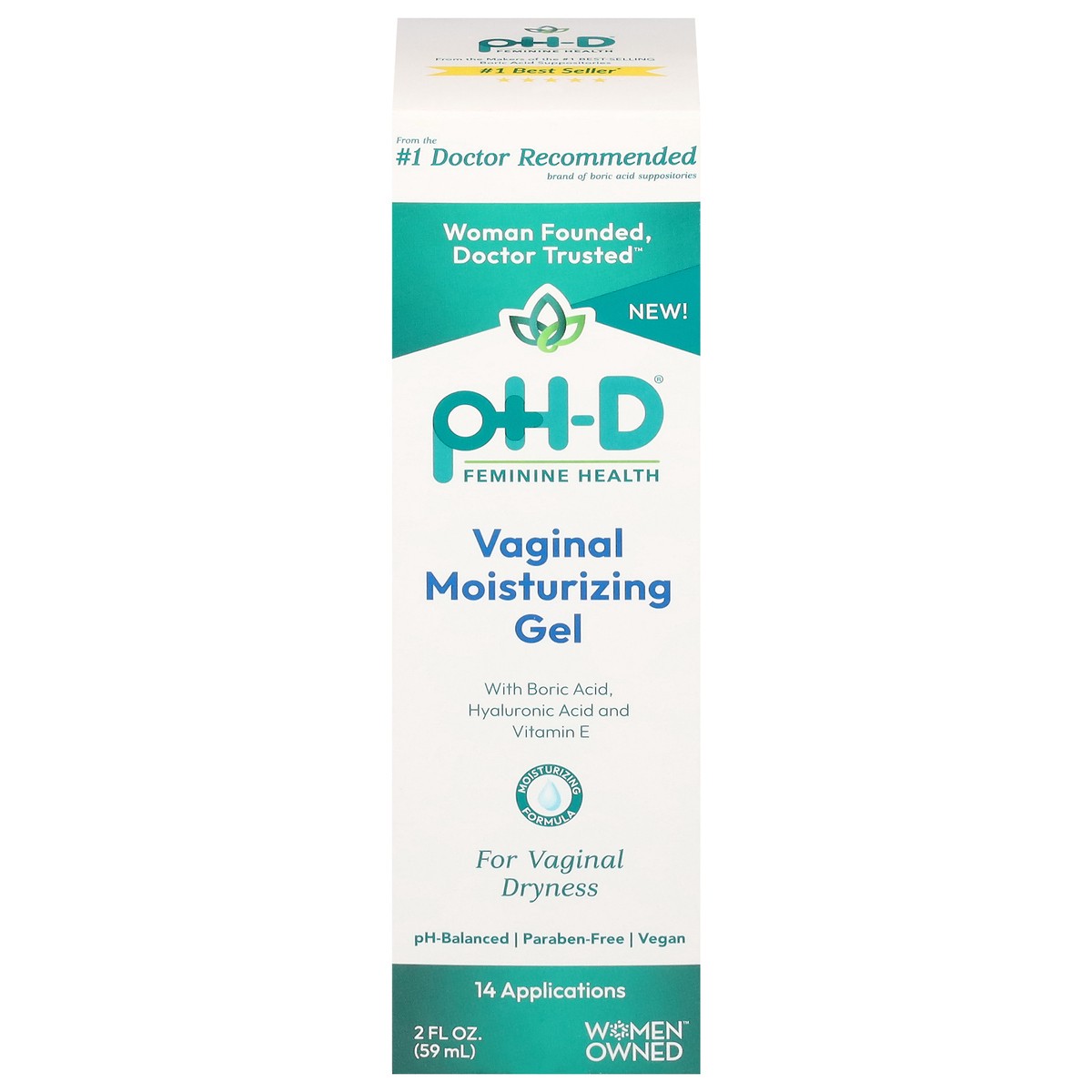 slide 11 of 12, pH-D Feminine Health Vaginal Moisturizing Gel 2 fl oz, 2 fl oz