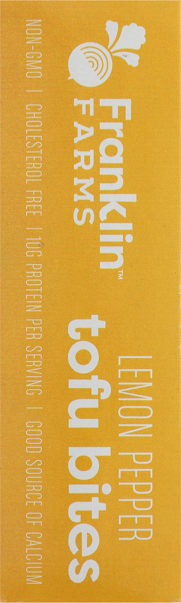 slide 6 of 10, Franklin Farms Lemon Pepper Tofu Bites, 8 oz