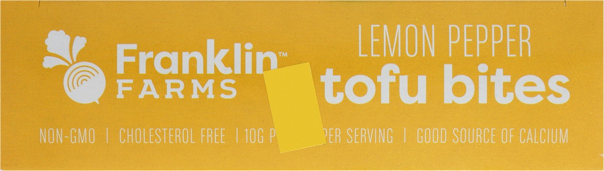 slide 3 of 10, Franklin Farms Lemon Pepper Tofu Bites, 8 oz