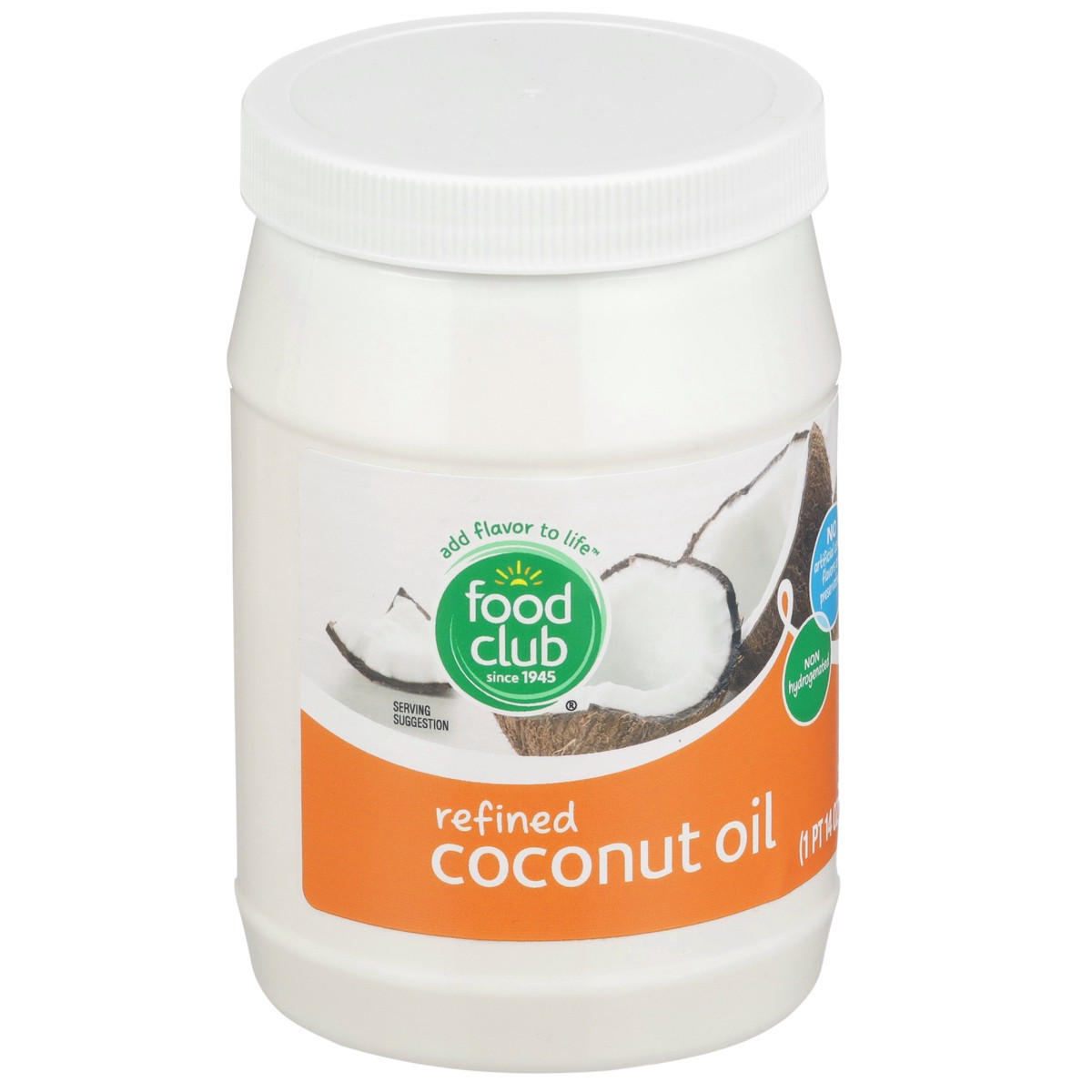 slide 2 of 9, Food Club Refined Coconut Oil, 30 fl oz