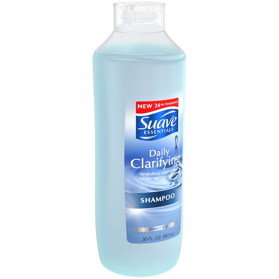 slide 2 of 4, Suave Essentials Daily Clarifying Shampoo, 30 fl oz
