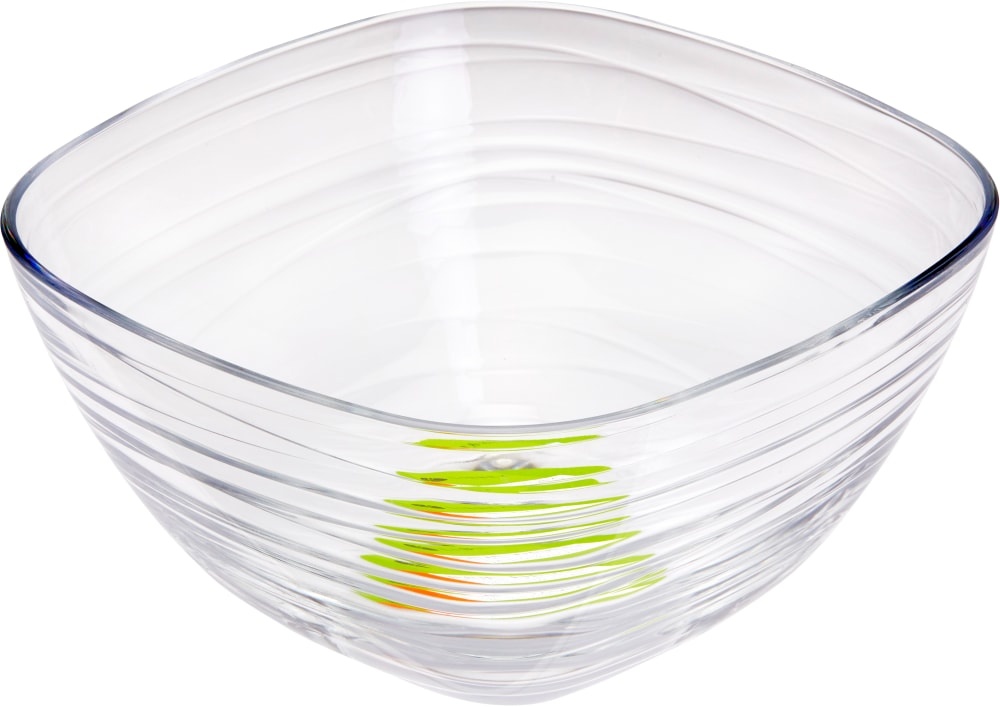 slide 1 of 1, Libbey Aviva Glass Bowl With Wave Pattern - Clear, 9.5 in