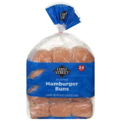 First Street Hamburger Buns