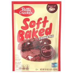 Betty Crocker Soft Baked Cookie Mix, Red Velvet, 17.1 oz