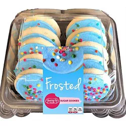 Blue Frosted Sugar Cookies 10 Count - 13.5 oz