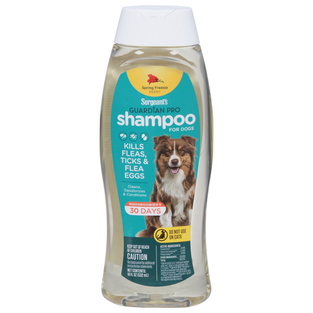 slide 7 of 12, Sergeant's Guardian Pro F&T Shp Dog Spring Frz 18OZ, 18 oz