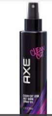slide 1 of 1, AXE Clean Cut Look Wet Shine Spray Gel, 6.1 fl oz