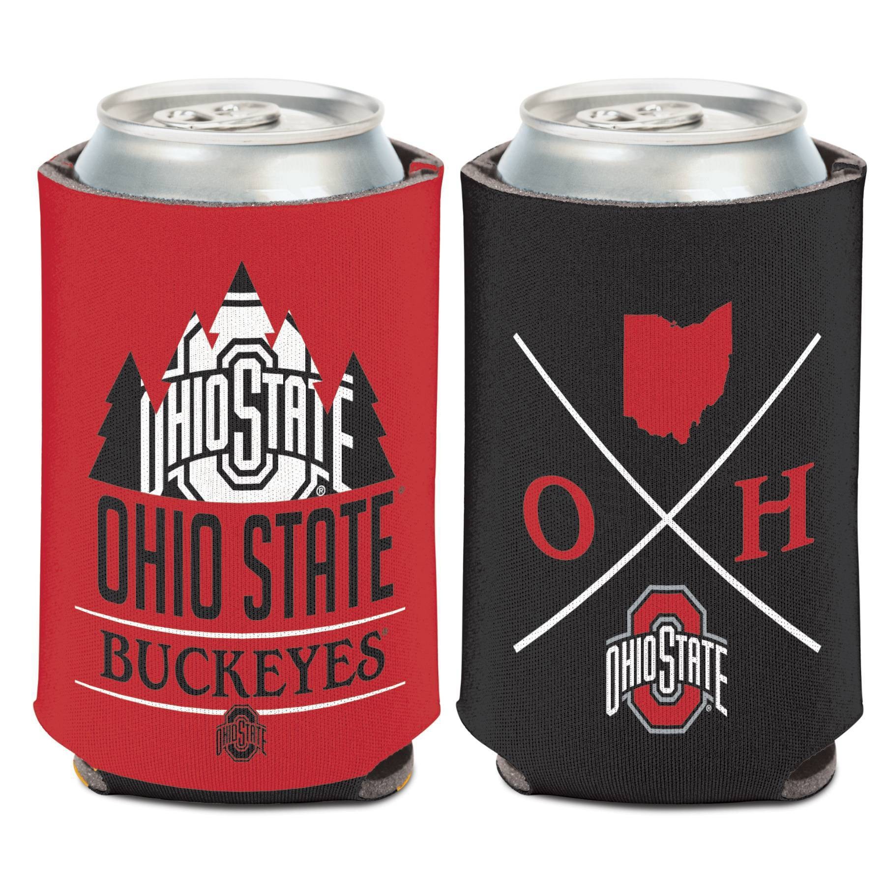 slide 1 of 1, NCAA Ohio State Buckeyes Hipster Can Cooler, 1 ct