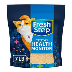 Fresh Step Crystals Health Monitoring Litter, Unscented, 7 Pounds