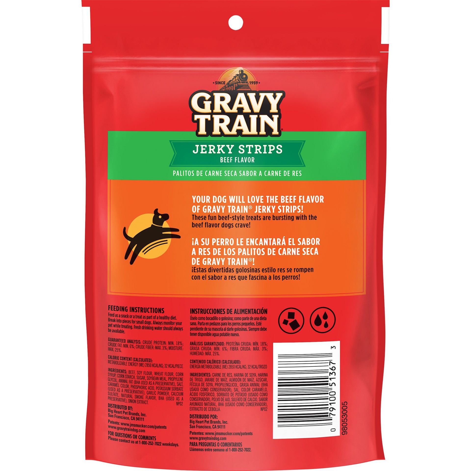 slide 3 of 3, Gravy Train Jerky Strips Dog Snacks, 3-Ounce, 3 oz