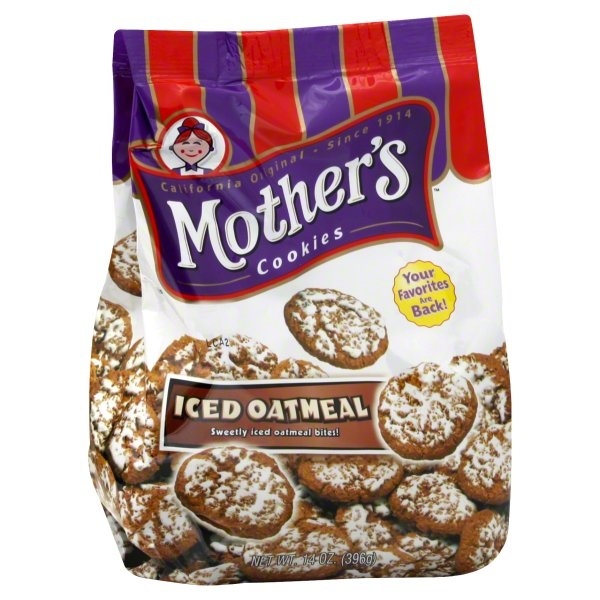 slide 1 of 1, Mother's Cookies, Iced Oatmeal, 14 oz