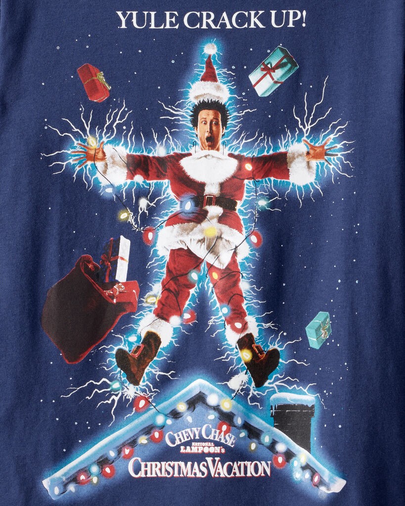 slide 2 of 2, Oshkosh Boys National Lampoon's Christmas Vacation Long-Sleeve Graphic Tee - Blue Navy 5, 1 ct
